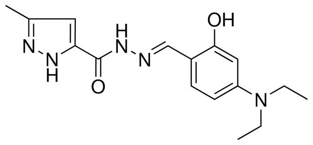 5-ME-2H-PYRAZOLE-3-CARBOXYLIC ACID (4-DIETHYLAMINO-2-HO-BENZYLIDENE)-HYDRAZIDE