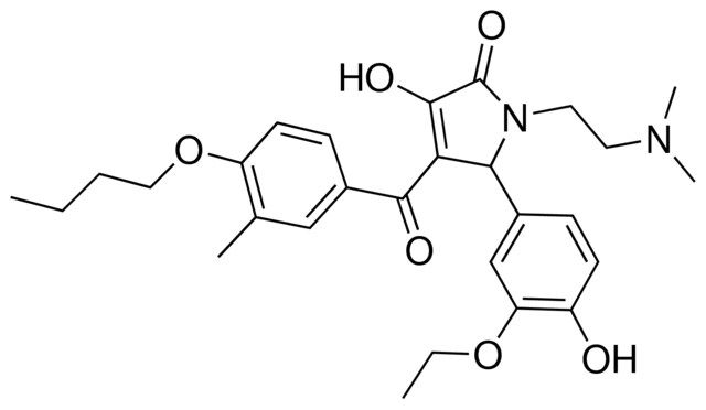 4-(4-BUTOXY-3-METHYLBENZOYL)-1-[2-(DIMETHYLAMINO)ETHYL]-5-(3-ETHOXY-4-HYDROXYPHENYL)-3-HYDROXY-1,5-DIHYDRO-2H-PYRROL-2-ONE