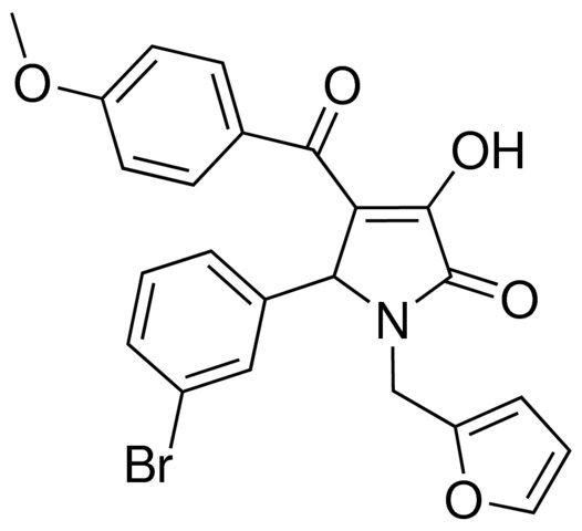 5-(3-BROMOPHENYL)-1-(2-FURYLMETHYL)-3-HYDROXY-4-(4-METHOXYBENZOYL)-1,5-DIHYDRO-2H-PYRROL-2-ONE