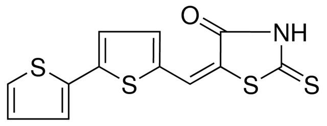 (E)-5-(2,2'-BITHIOPHEN-5-YLMETHYLENE)-2-THIOXOTHIAZOLIDIN-4-ONE