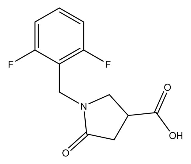 1-(2,6-Difluorobenzyl)-5-oxo-3-pyrrolidinecarboxylic acid