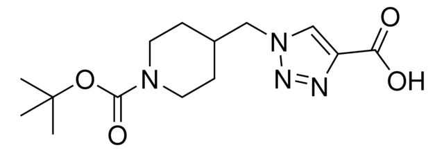 1-{[1-(tert-Butoxycarbonyl)-4-piperidinyl]methyl}-1H-1,2,3-triazole-4-carboxylic acid