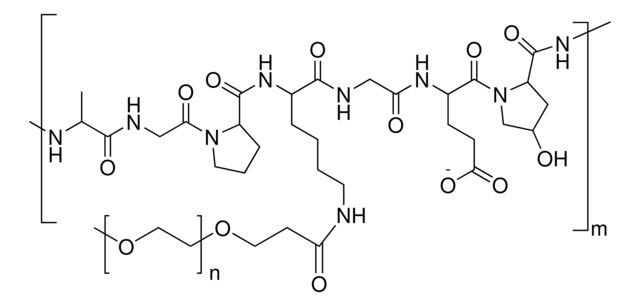 mPEG functionalized gelatin