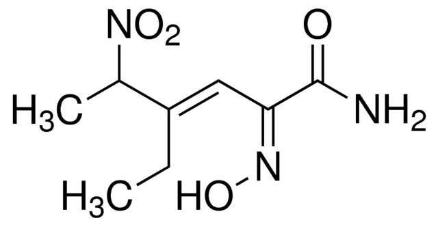 ()-(E)-4-Ethyl-2-[(E)-hydroxyimino]-5-nitro-3-hexenamide