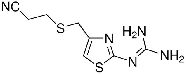 2-[4-(2-Cyanoethylthio)methyl]thiazolyl guanidine