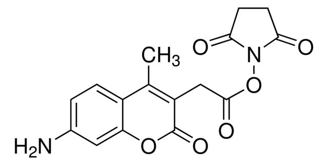 7-Amino-4-methyl-3-coumarinacetic acid <i>N</i>-succinimidyl ester