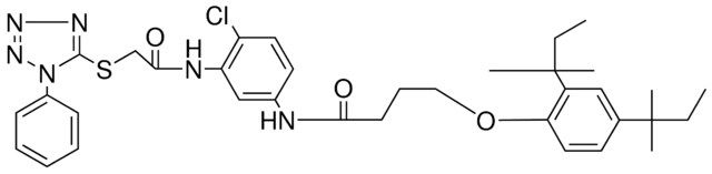 4'-CHLORO-4-(2,4-DI-T-PENTYLPHENOXY)-PH-TETRAZOLYLTHIO-ACETAMIDO-BUTYRANILIDE