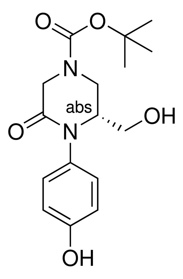 tert-Butyl (3r)-3-(hydroxymethyl)-4-(4-hydroxyphenyl)-5-oxo-1-piperazinecarboxylate