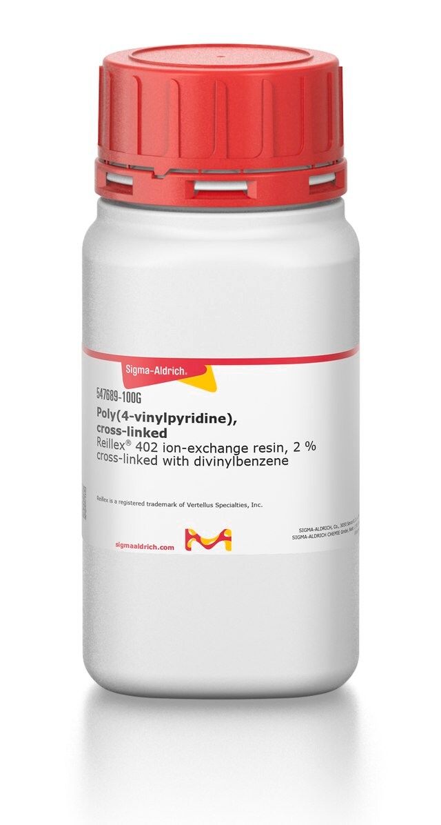 Poly(4-vinylpyridine), cross-linked