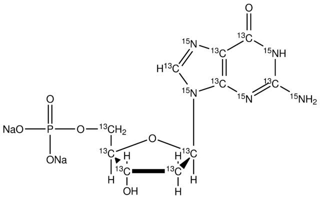 2-Deoxyguanosine-<sup>13</sup>C<sub>10</sub>,<sup>15</sup>N<sub>5</sub> 5-monophosphate disodium salt