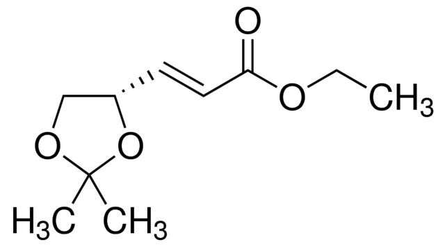 Ethyl (<i>S</i>)-(+)-3-(2,2-dimethyl-1,3-dioxolan-4-yl)-2-propenoate,predominantly <i>trans</i>