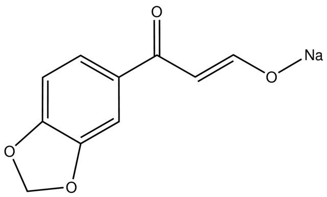 Sodium (<i>E</i>)-3-(benzo[<i>d</i>][1,3]dioxol-5-yl)-3-oxoprop-1-en-1-olate