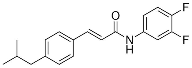 N-(3,4-DIFLUORO-PHENYL)-3-(4-ISOBUTYL-PHENYL)-ACRYLAMIDE