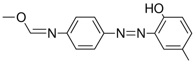 N-(4-(2-HYDROXY-5-METHYL-PHENYLAZO)-PHENYL)-FORMIMIDIC ACID METHYL ESTER