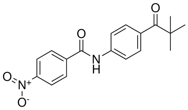 N-(4-(2,2-DIMETHYLPROPANOYL)PHENYL)-4-NITROBENZAMIDE