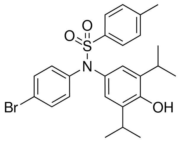 N-(4-BR-PHENYL)-N-(4-HYDROXY-3,5-DIISOPROPYL-PHENYL)-4-METHYL-BENZENESULFONAMIDE