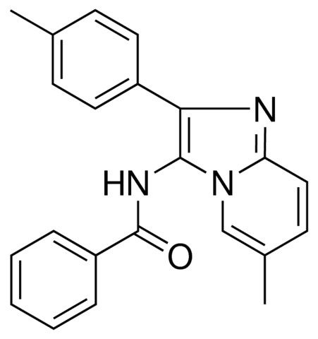 N-(6-METHYL-2-(4-METHYLPHENYL)IMIDAZO(1,2-A)PYRIDIN-3-YL)BENZAMIDE