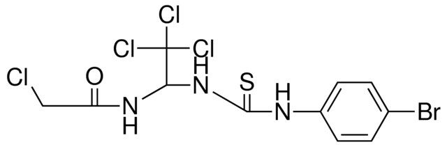 N-(1-(3-(4-BROMO-PHENYL)-THIOUREIDO)-2,2,2-TRICHLORO-ETHYL)-2-CHLORO-ACETAMIDE