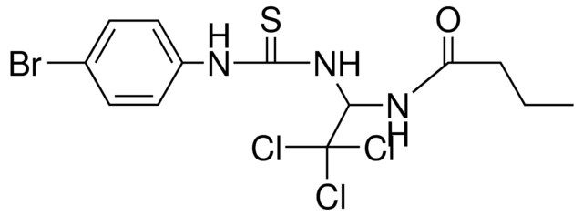 N-(1-(3-(4-BROMO-PHENYL)-THIOUREIDO)-2,2,2-TRICHLORO-ETHYL)-BUTYRAMIDE