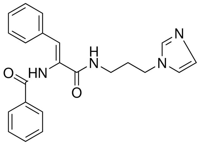 N-(1-(3-IMIDAZOL-1-YL-PROPYLCARBAMOYL)-2-PHENYL-VINYL)-BENZAMIDE