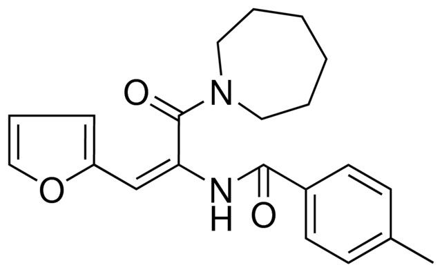 N-(1-(AZEPANE-1-CARBONYL)-2-FURAN-2-YL-VINYL)-4-METHYL-BENZAMIDE