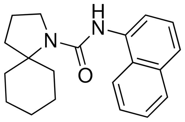 N-(1-naphthyl)-1-azaspiro[4.5]decane-1-carboxamide