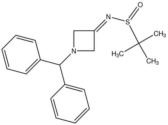 <i>N</i>-(1-Benzhydrylazetidin-3-ylidene)-2-methylpropane-2-sulfinamide