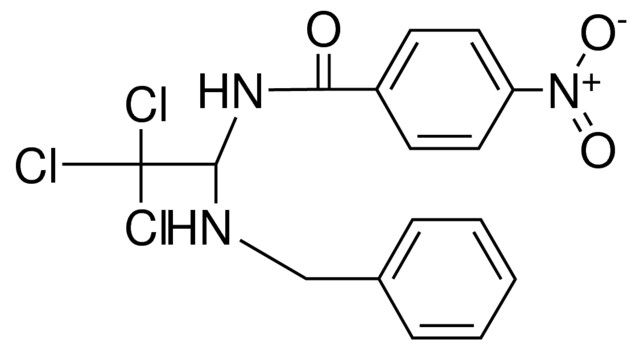 N-(1-BENZYLAMINO-2,2,2-TRICHLORO-ETHYL)-4-NITRO-BENZAMIDE