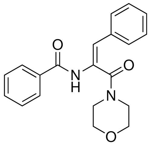 N-(1-(MORPHOLINE-4-CARBONYL)-2-PHENYL-VINYL)-BENZAMIDE