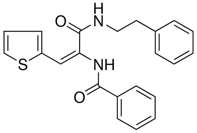 N-(1-PHENETHYLCARBAMOYL-2-THIOPHEN-2-YL-VINYL)-BENZAMIDE