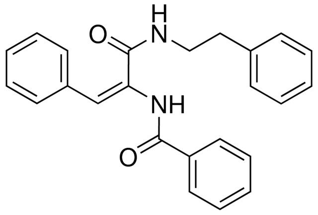 N-(1-PHENETHYLCARBAMOYL-2-PHENYL-VINYL)-BENZAMIDE