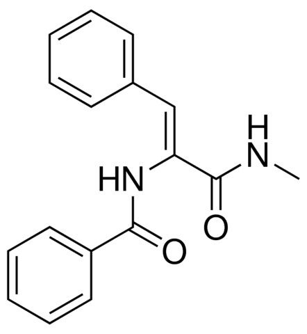 N-(1-METHYLCARBAMOYL-2-PHENYL-VINYL)-BENZAMIDE