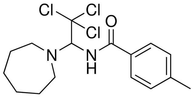 N-(1-AZEPAN-1-YL-2,2,2-TRICHLORO-ETHYL)-4-METHYL-BENZAMIDE