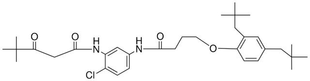 N-(2-CHLORO-5-{[4-(2,4-DINEOPENTYLPHENOXY)BUTANOYL]AMINO}PHENYL)-4,4-DIMETHYL-3-OXOPENTANAMIDE