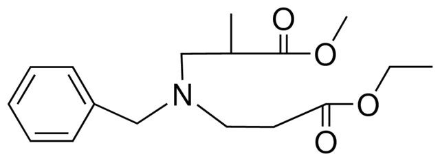 N-(2-CARBETHOXYETHYL)-N-(2-CARBOMETHOXYPROPYL)BENZYLAMINE