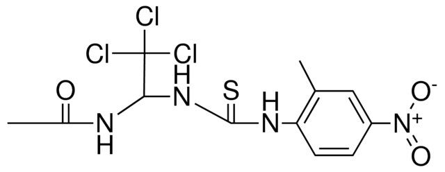 N-(2,2,2-TRICHLORO-1-(3-(2-METHYL-4-NITRO-PHENYL)-THIOUREIDO)-ETHYL)-ACETAMIDE