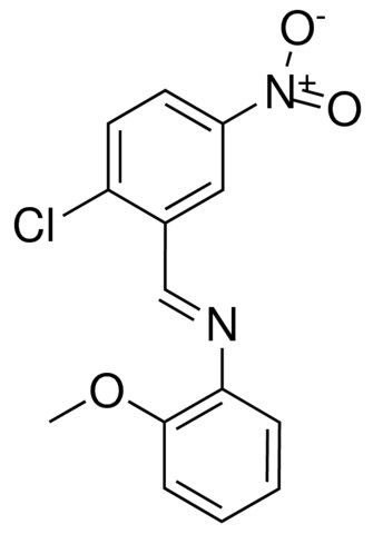 N-(2-CHLORO-5-NITROBENZYLIDENE)-O-ANISIDINE