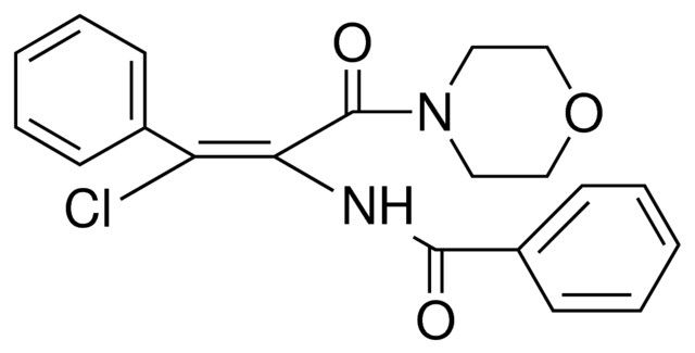 N-(2-CHLORO-1-(MORPHOLINE-4-CARBONYL)-2-PHENYL-VINYL)-BENZAMIDE