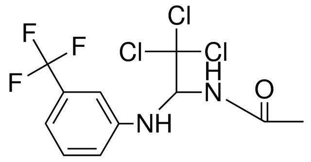 N-(2,2,2-TRICHLORO-1-(3-TRIFLUOROMETHYL-PHENYLAMINO)-ETHYL)-ACETAMIDE