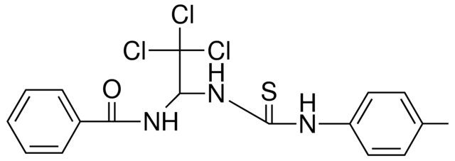 N-(2,2,2-TRICHLORO-1-(3-P-TOLYL-THIOUREIDO)-ETHYL)-BENZAMIDE