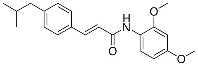 N-(2,4-DIMETHOXY-PHENYL)-3-(4-ISOBUTYL-PHENYL)-ACRYLAMIDE