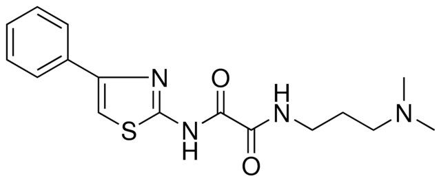 N-(3-DIMETHYLAMINO-PROPYL)-N'-(4-PHENYL-THIAZOL-2-YL)-OXALAMIDE