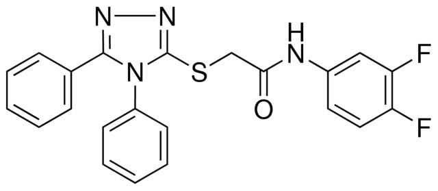 N-(3,4-DIFLUOROPHENYL)-2-[(4,5-DIPHENYL-4H-1,2,4-TRIAZOL-3-YL)SULFANYL]ACETAMIDE