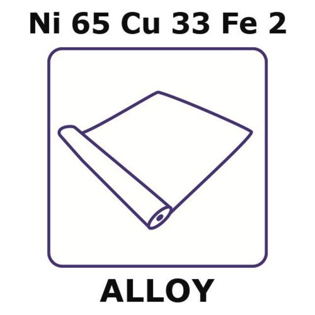 Monel<sup>?</sup> alloy 400, Ni65Cu33Fe2