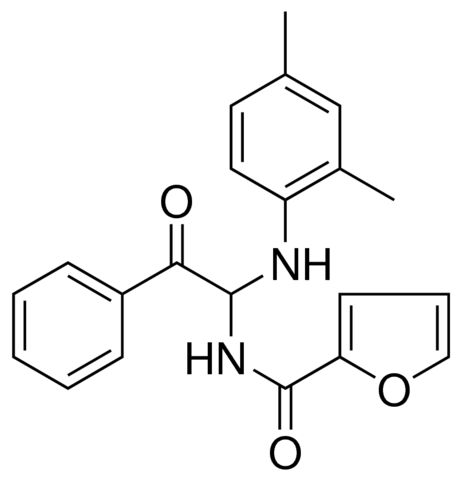 FURAN-2-CARBOXYLIC ACID (1-(2,4-DIMETHYL-PHENYLAMINO)-2-OXO-2-PH-ETHYL)-AMIDE