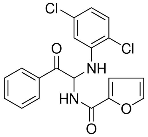 FURAN-2-CARBOXYLIC ACID (1-(2,5-DICHLORO-PHENYLAMINO)-2-OXO-2-PH-ETHYL)-AMIDE