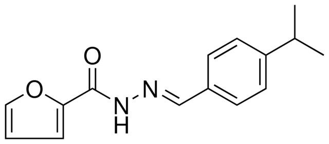 FURAN-2-CARBOXYLIC ACID (4-ISOPROPYL-BENZYLIDENE)-HYDRAZIDE