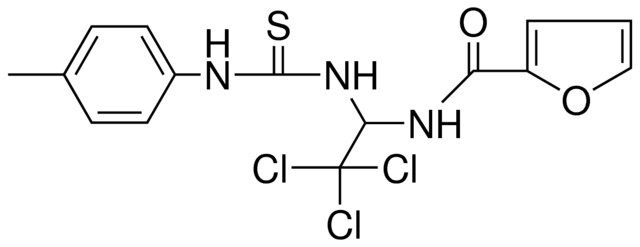 FURAN-2-CARBOXYLIC ACID (2,2,2-TRICHLORO-1-(3-P-TOLYL-THIOUREIDO)-ETHYL)-AMIDE