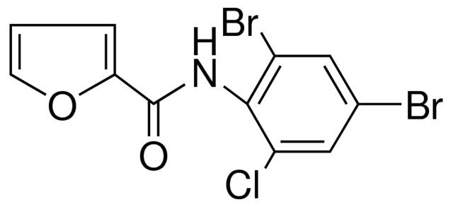 FURAN-2-CARBOXYLIC ACID (2,4-DIBROMO-6-CHLORO-PHENYL)-AMIDE