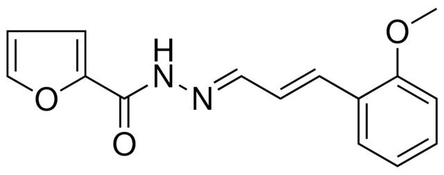 FURAN-2-CARBOXYLIC ACID (3-(2-METHOXY-PHENYL)-ALLYLIDENE)-HYDRAZIDE